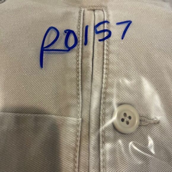 J. Crew Classic Fit Chino Khaki Flat Front Beige Tan Men's pants size 32x34 - Picture 10 of 10